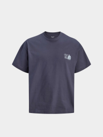 Футболка JACK & JONES модель 12291780_Odyssey Gray Фото