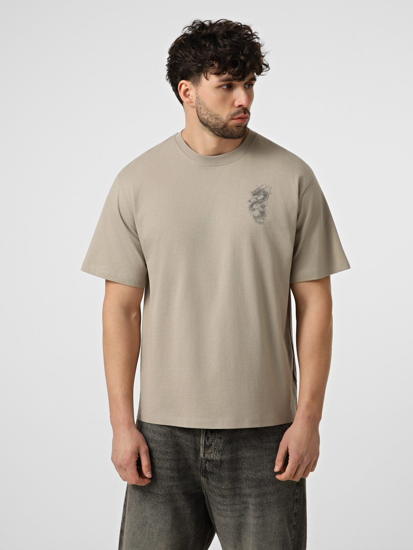 Футболки и поло JACK & JONES TRENDY OBJECTS TEE модель 12293426_Vintage Khaki Футболки и поло JACK & JONES TRENDY OBJECTS TEE модель 12293426_Vintage Khaki Фото