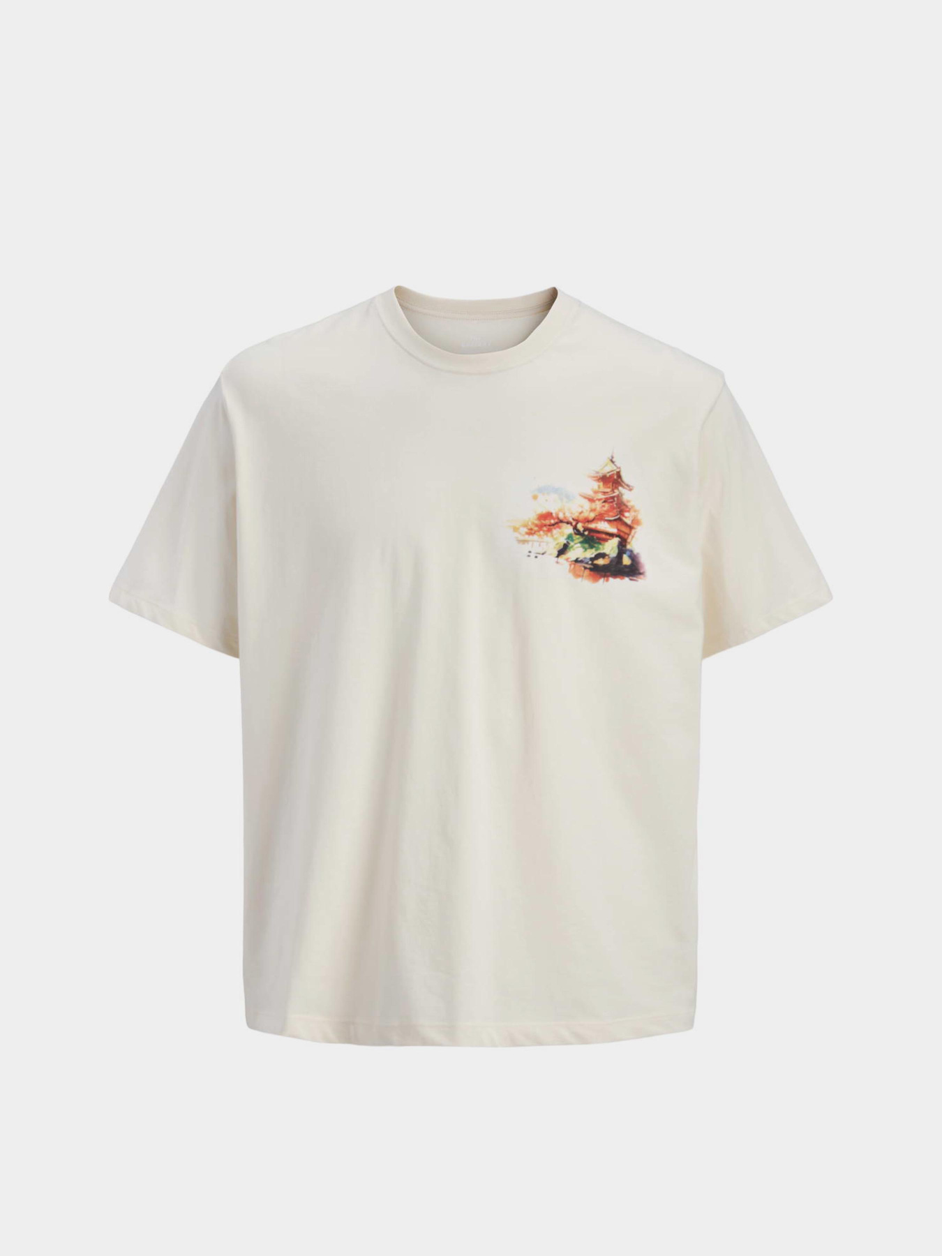 Футболка JACK & JONES модель 12293428_Antique White RED AW Футболка JACK & JONES модель 12293428_Antique White RED AW Фото