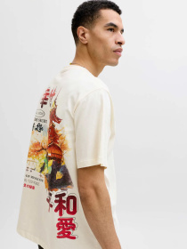 Футболка JACK & JONES модель 12293428_Antique White RED AW Футболка JACK & JONES модель 12293428_Antique White RED AW Фото