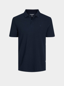 Поло JACK & JONES модель 12136516_Navy Blazer SLIM FIT Фото