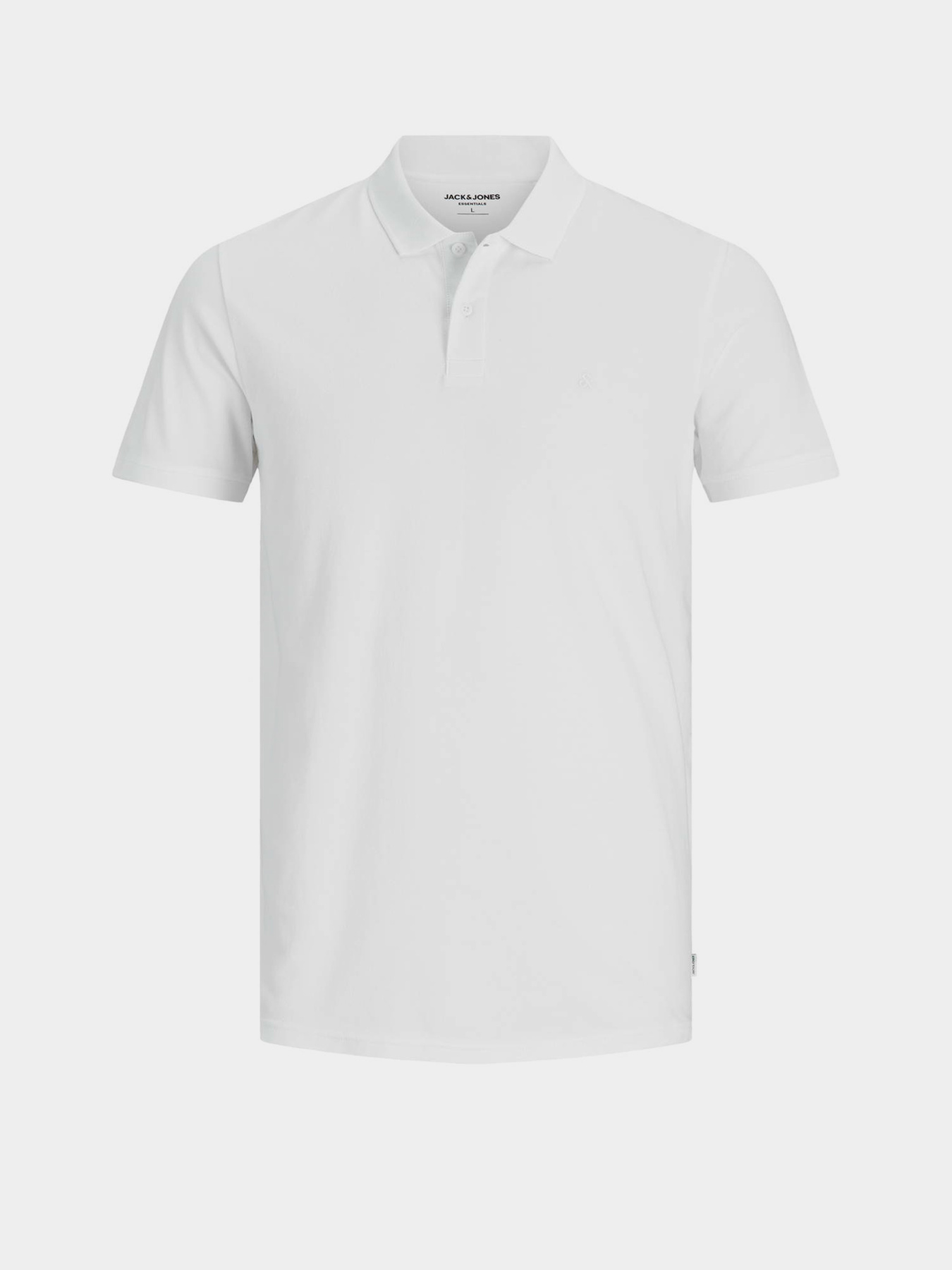 Поло JACK & JONES модель 12136516_White SLIM FIT Поло JACK & JONES модель 12136516_White SLIM FIT Фото