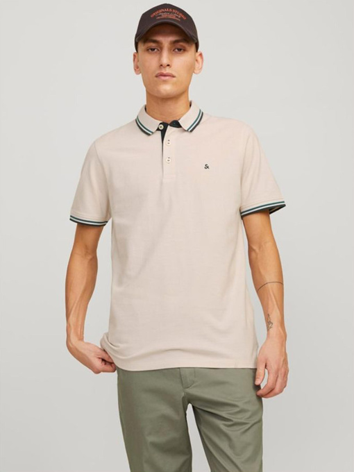 Поло JACK & JONES модель 12136668_Moonbeam PLAY Фото