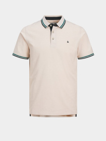 Поло JACK & JONES модель 12136668_Moonbeam PLAY Поло JACK & JONES модель 12136668_Moonbeam PLAY Фото