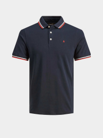 Поло JACK & JONES модель 12136668_Navy Blazer SLIM FIT Поло JACK & JONES модель 12136668_Navy Blazer SLIM FIT Фото