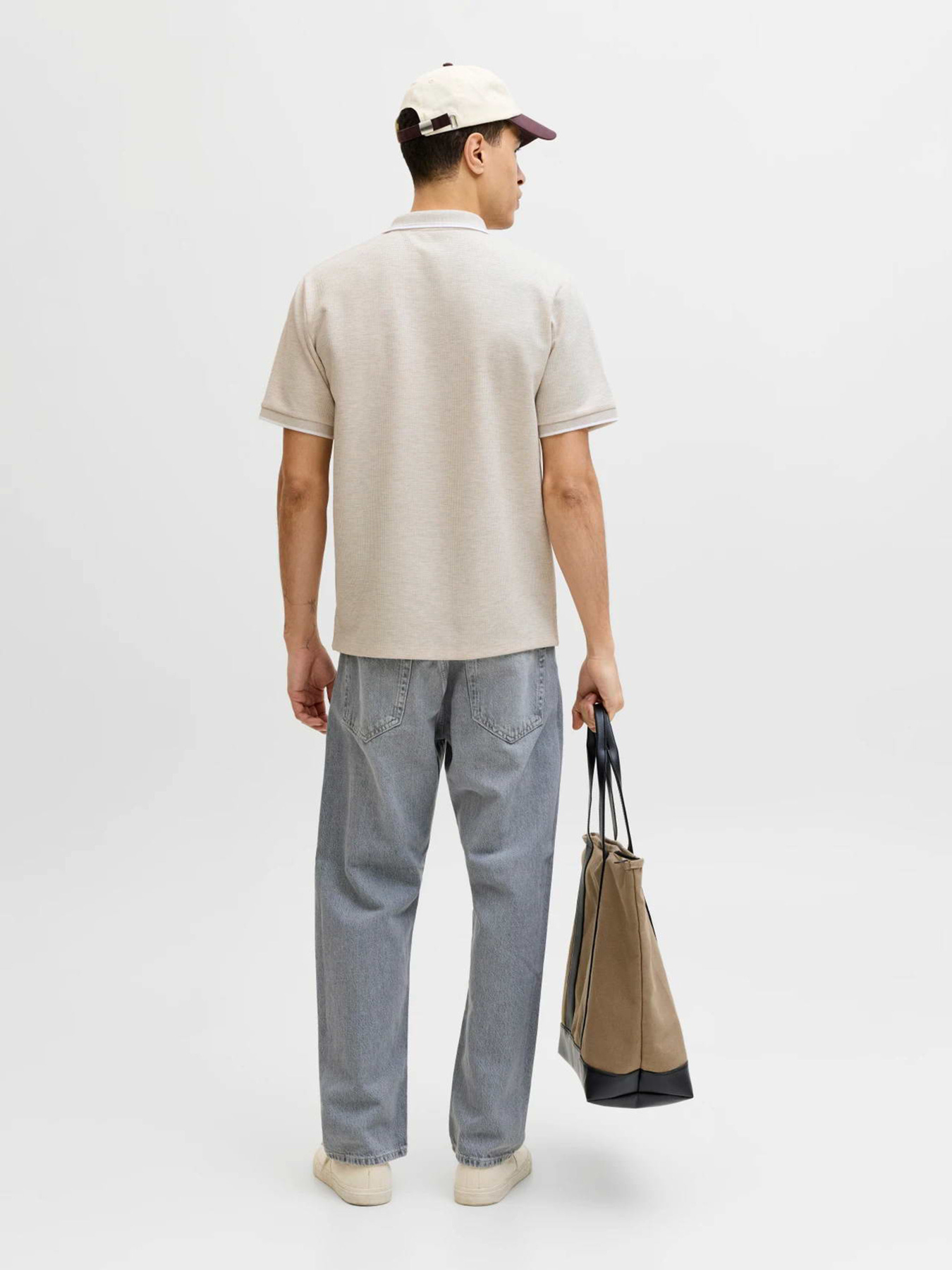 JACK & JONES 12268130_Antique White Play & Melan модель 12268130_Antique White Play & Melan Фото