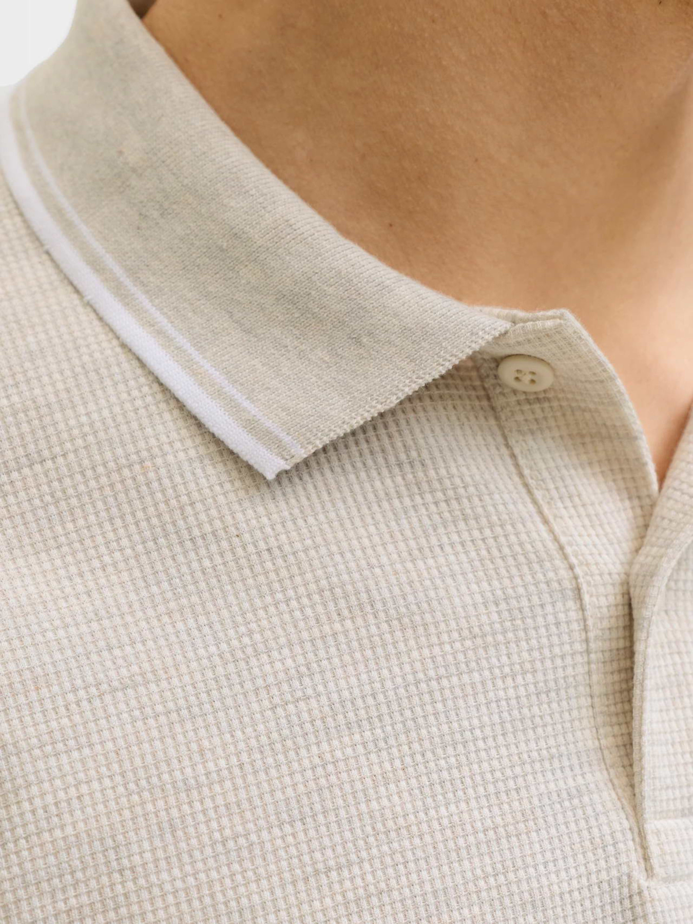 JACK & JONES 12268130_Antique White Play & Melan модель 12268130_Antique White Play & Melan Фото