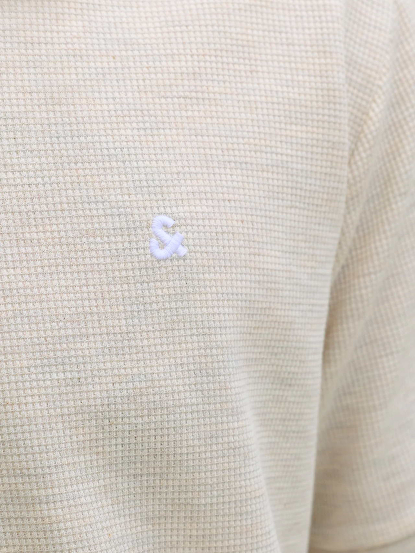 JACK & JONES 12268130_Antique White Play & Melan модель 12268130_Antique White Play & Melan Фото