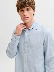 Рубашка классическая JACK & JONES модель 12289174_Celestial Blue Рубашка классическая JACK & JONES модель 12289174_Celestial Blue Фото