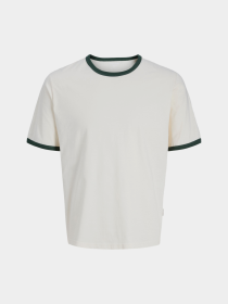 Футболки и поло JACK & JONES NANTUCKET BLANK RINGER TEE модель 12291668_Antique White W. Sycamore Футболки и поло JACK & JONES NANTUCKET BLANK RINGER TEE модель 12291668_Antique White W. Sycamore Фото