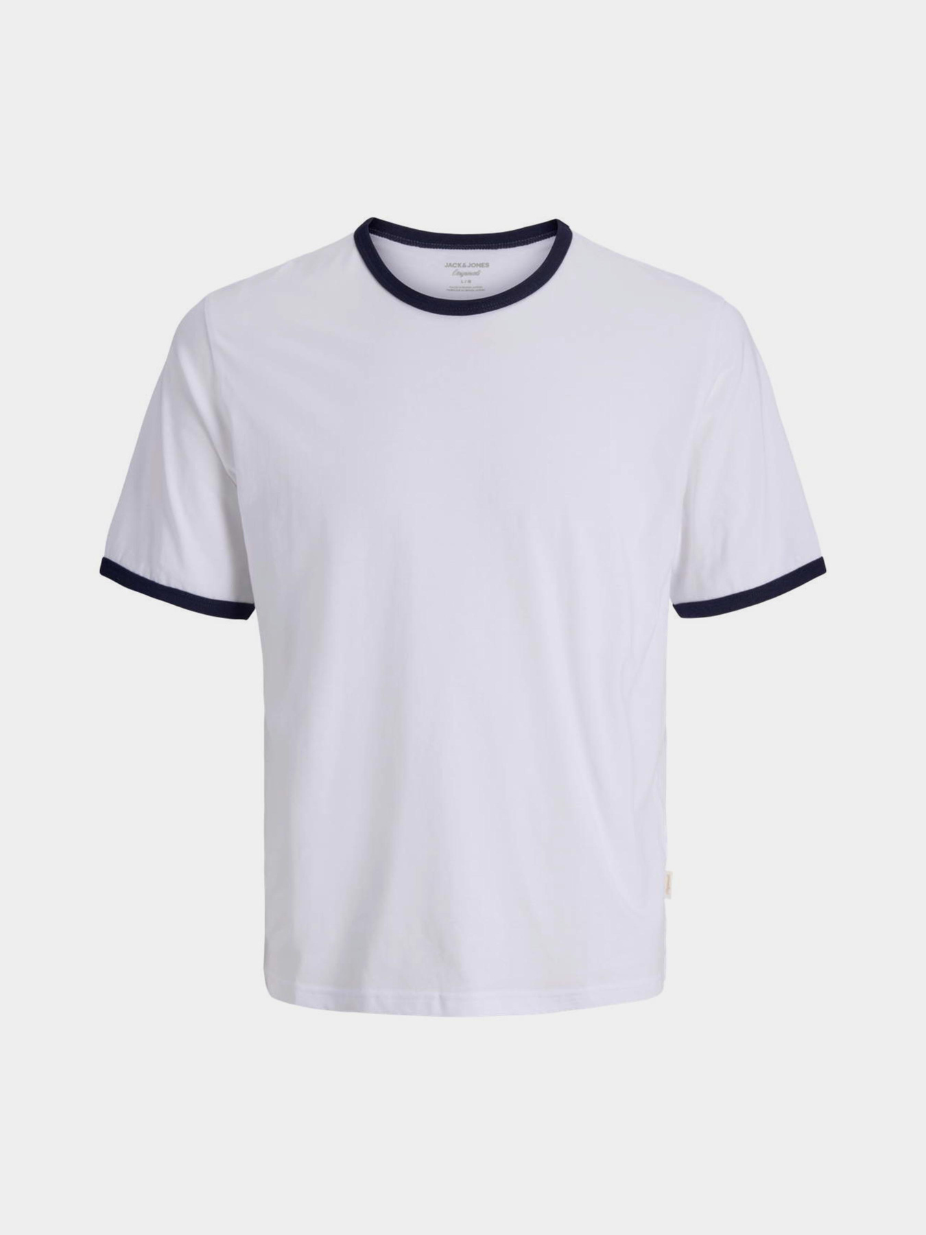 Футболки и поло JACK & JONES NANTUCKET BLANK RINGER TEE модель 12291668_Bright White Футболки и поло JACK & JONES NANTUCKET BLANK RINGER TEE модель 12291668_Bright White Фото