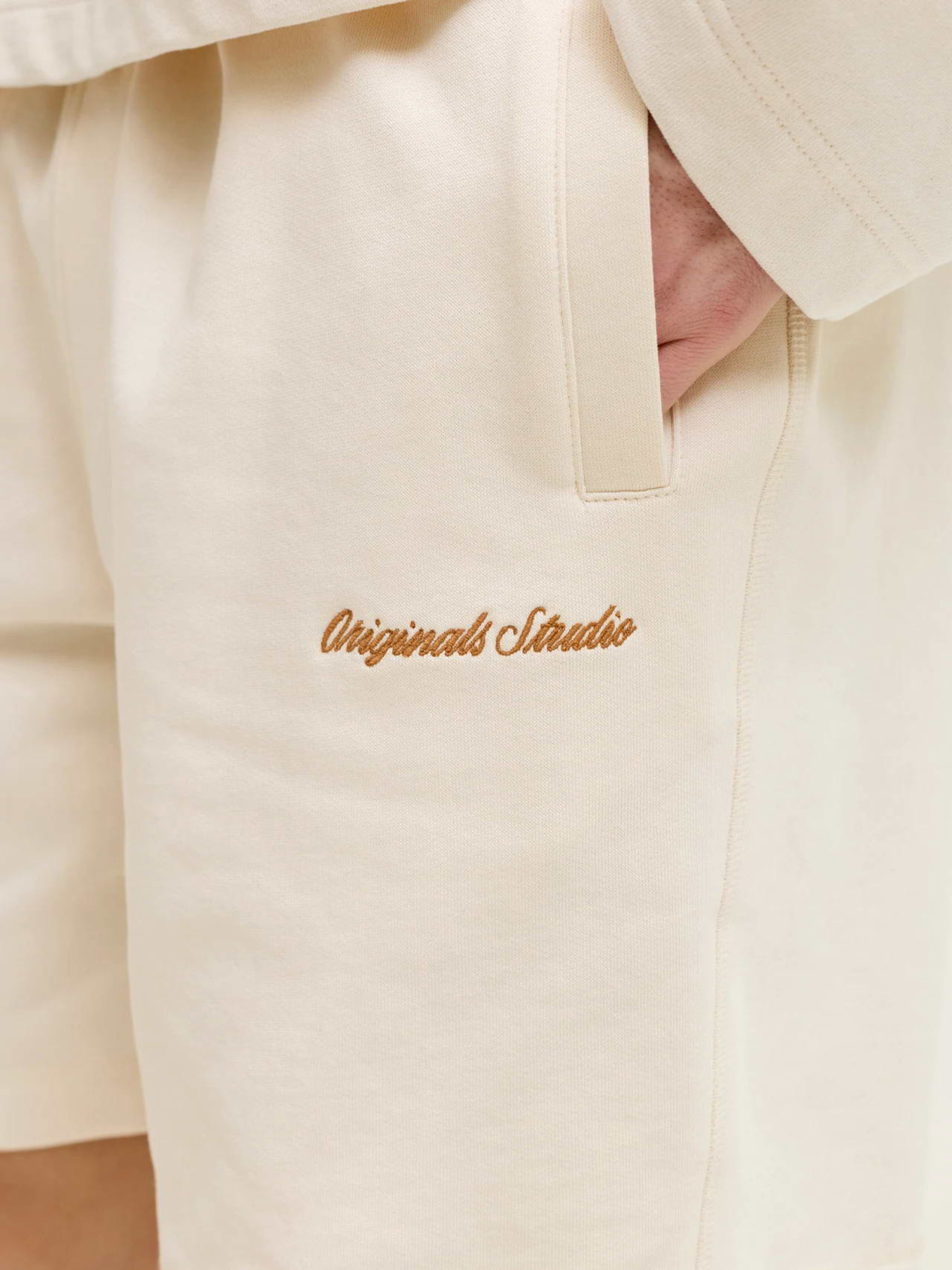 Повседневные шорты JACK & JONES модель 12292565_Antique White Повседневные шорты JACK & JONES модель 12292565_Antique White Фото