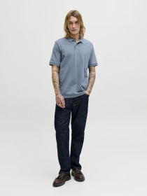 Футболки и поло JACK & JONES BASIC POLO модель 12136516_Blue Mirage Фото