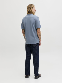 Футболки и поло JACK & JONES BASIC POLO модель 12136516_Blue Mirage Фото