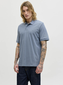 Футболки и поло JACK & JONES BASIC POLO модель 12136516_Blue Mirage Фото