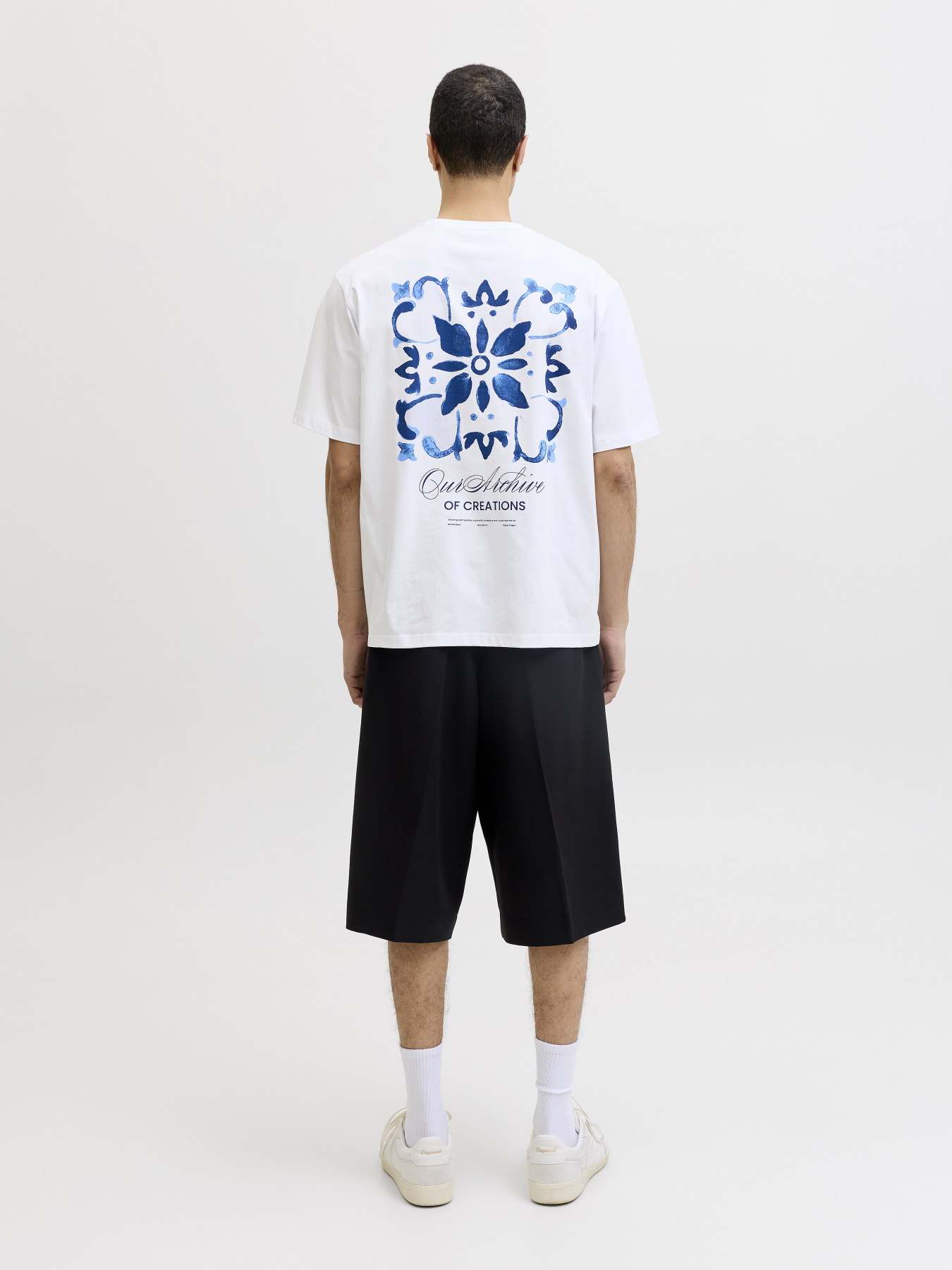 Футболки и поло JACK & JONES ART PRINT TEE модель 12288095_Bright White Фото