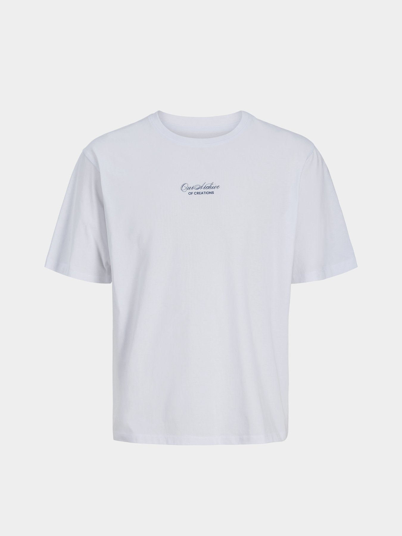 Футболки и поло JACK & JONES ART PRINT TEE модель 12288095_Bright White Фото