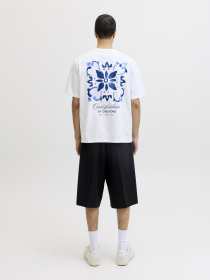 Футболки и поло JACK & JONES ART PRINT TEE модель 12288095_Bright White Фото