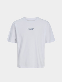 Футболки и поло JACK & JONES ART PRINT TEE модель 12288095_Bright White Фото
