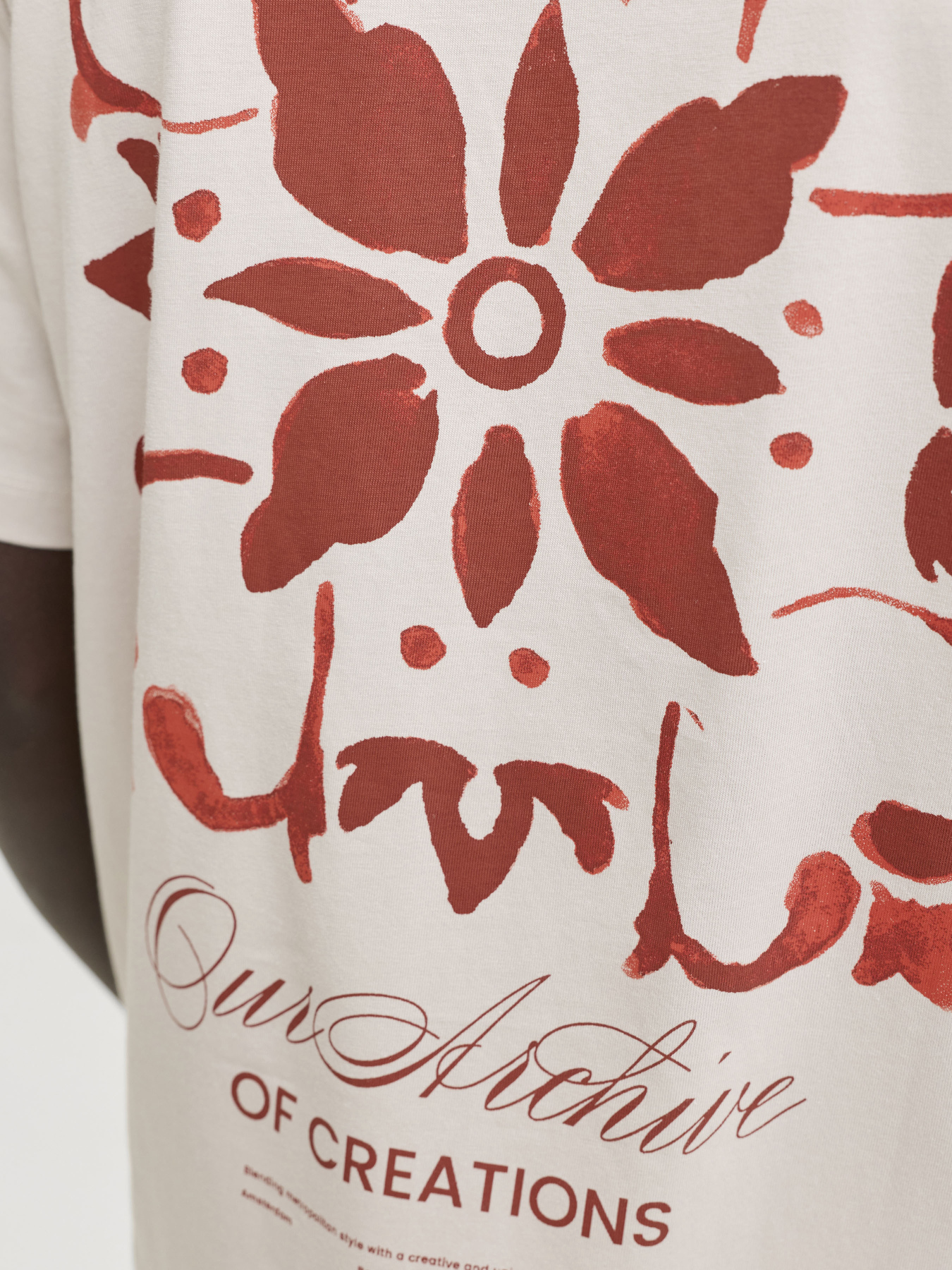 Футболки и поло JACK & JONES ART PRINT TEE модель 12288095_Moonbeam Фото