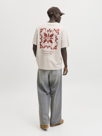 Футболки и поло JACK & JONES ART PRINT TEE модель 12288095_Moonbeam Фото