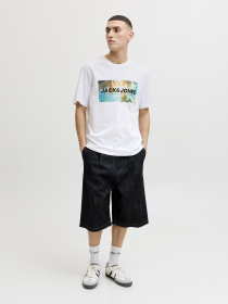 Футболки и поло JACK & JONES INDIANA TEE модель 12288112_Bright White Фото