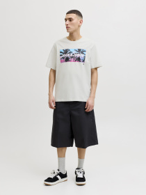 Футболки и поло JACK & JONES INDIANA TEE модель 12288112_Glacier Gray Фото