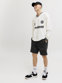 Шорты JACK & JONES GORDON BASE SWEAT SHORTS модель 12288632_Black Фото