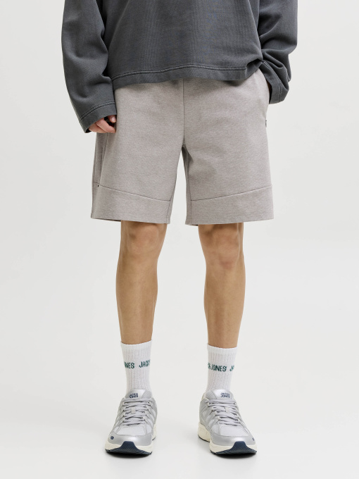 Шорты JACK & JONES GORDON BASE SWEAT SHORTS модель 12288632_Light Grey Melange Фото
