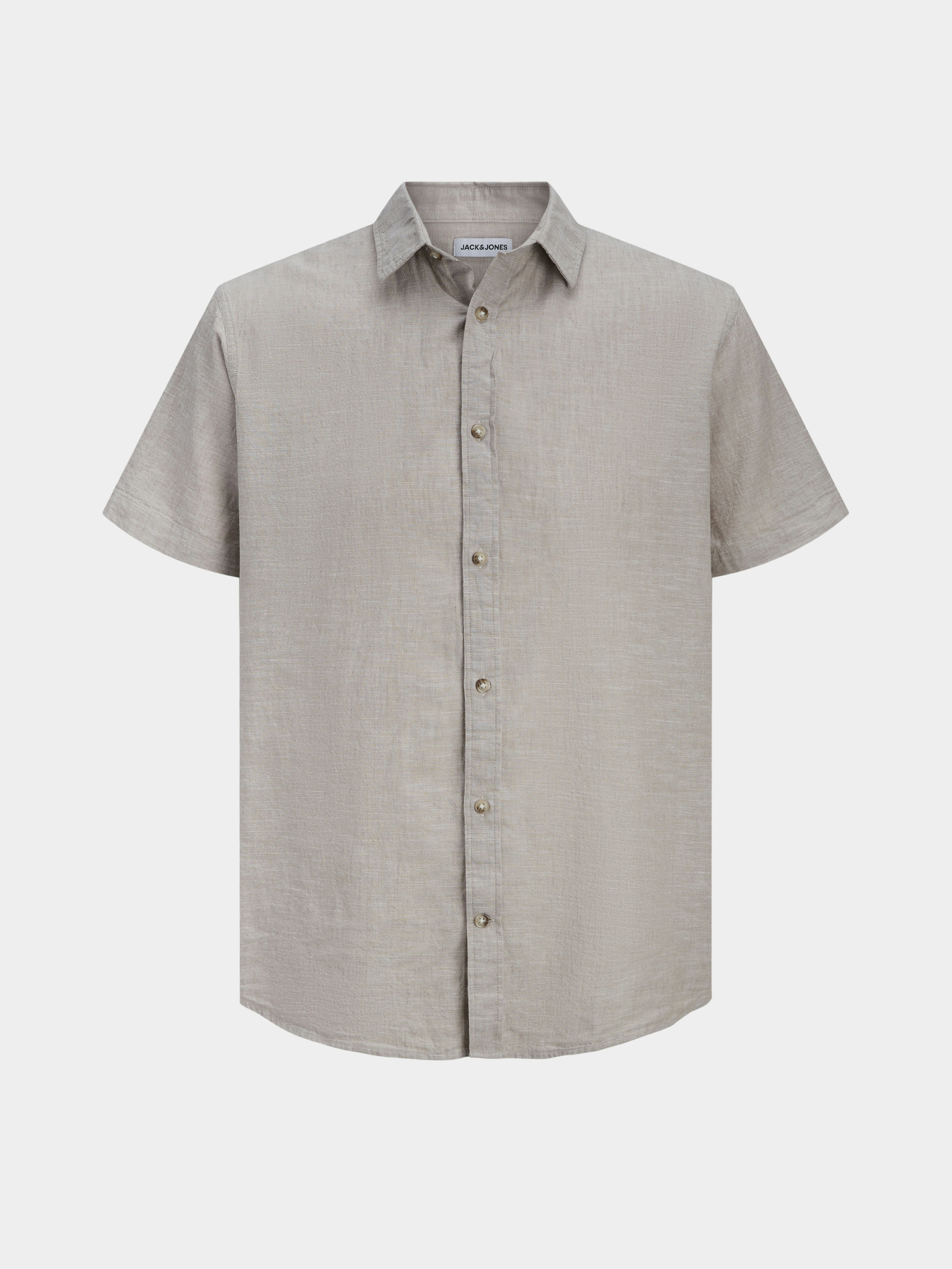 Рубашки JACK & JONES SUMMER LINEN BLEND SHIRT модель 12289160_String Фото