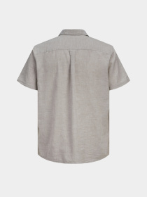 Рубашки JACK & JONES SUMMER LINEN BLEND SHIRT модель 12289160_String Фото