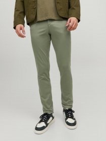 Чиносы JACK & JONES модель 12150148_Deep Lichen Green Фото