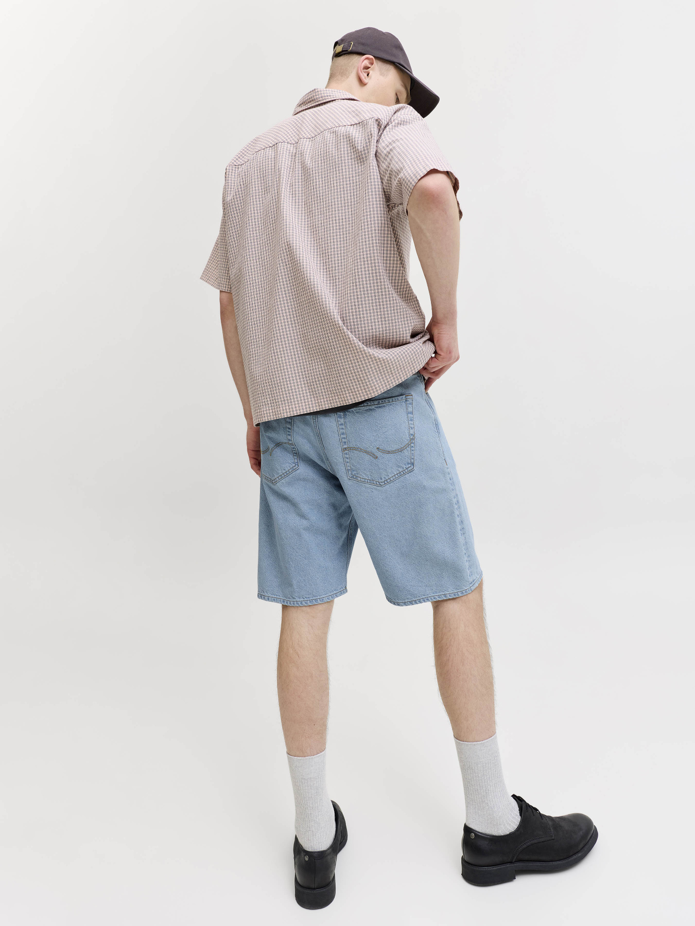 Шорты JACK & JONES ALEX ORIGINAL SHORTS модель 12289244_Blue Denim SQ 738 Фото