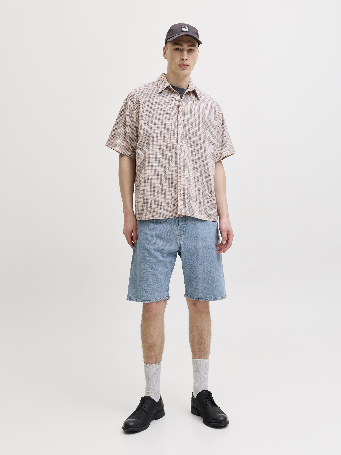 Шорты JACK & JONES ALEX ORIGINAL SHORTS модель 12289244_Blue Denim SQ 738 Фото