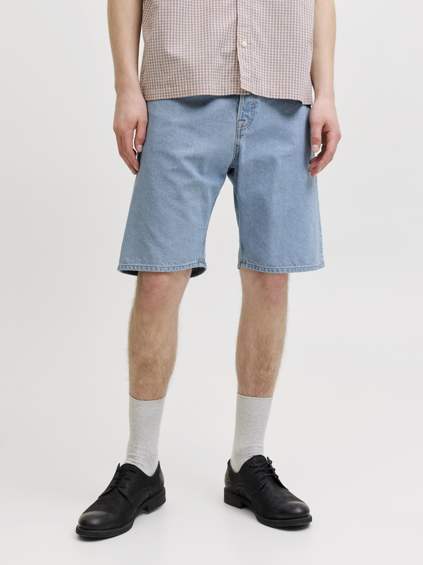 Шорты JACK & JONES ALEX ORIGINAL SHORTS модель 12289244_Blue Denim SQ 738 Фото
