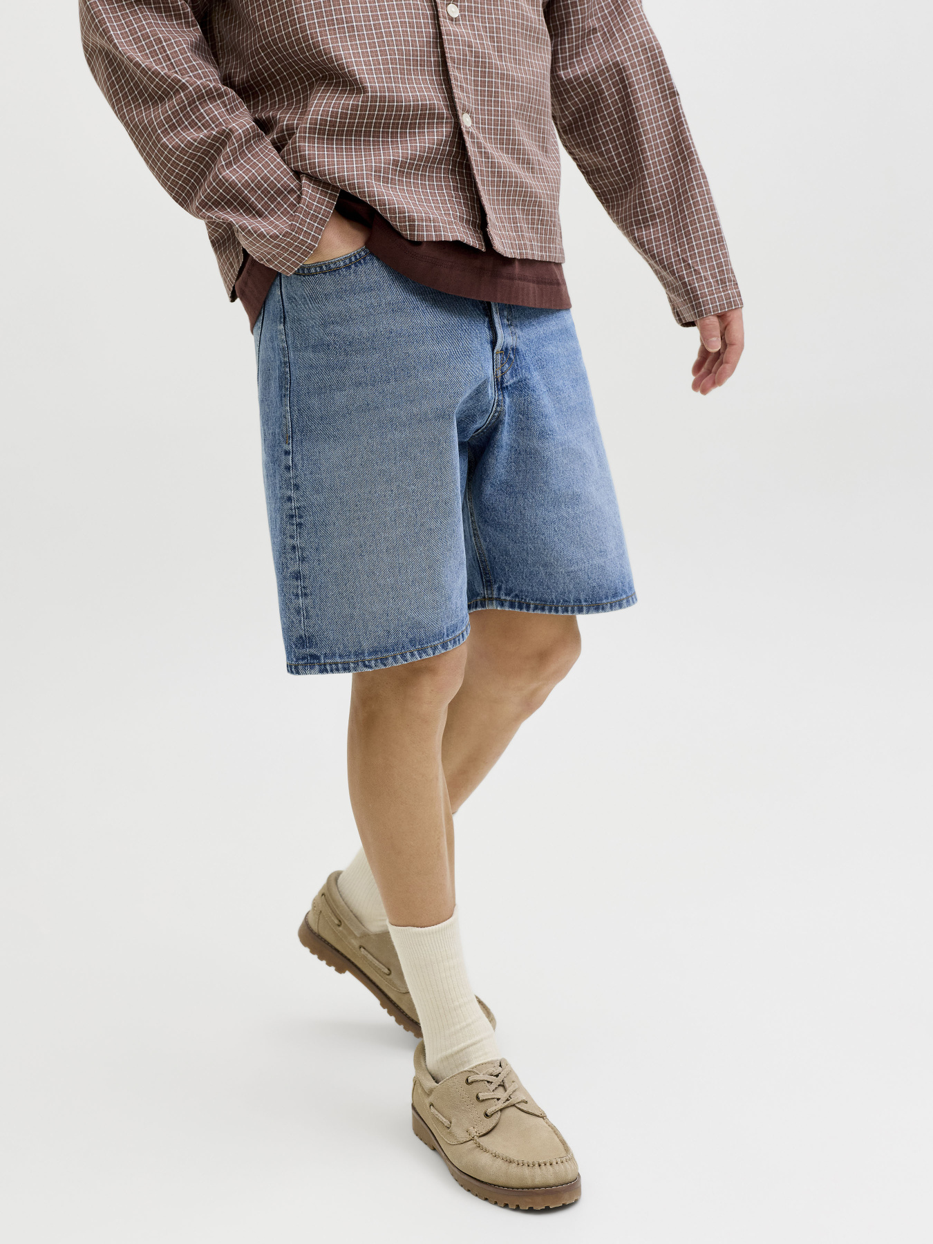Шорти JACK & JONES TONY ORIGINAL SHORTS модель 12290841_Blue Denim Фото