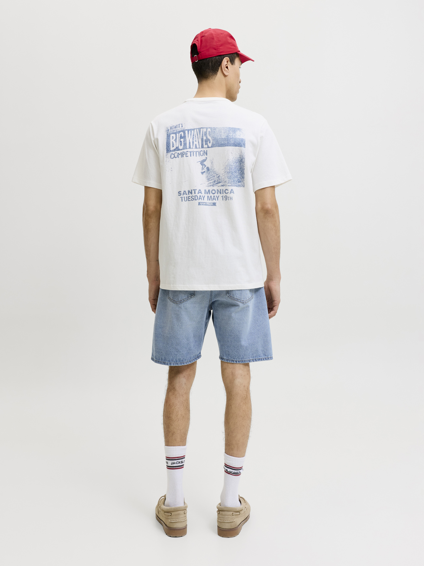 Шорты JACK & JONES TONY ORIGINAL SHORTS модель 12290841_Blue Denim LIGHT BLUE Фото