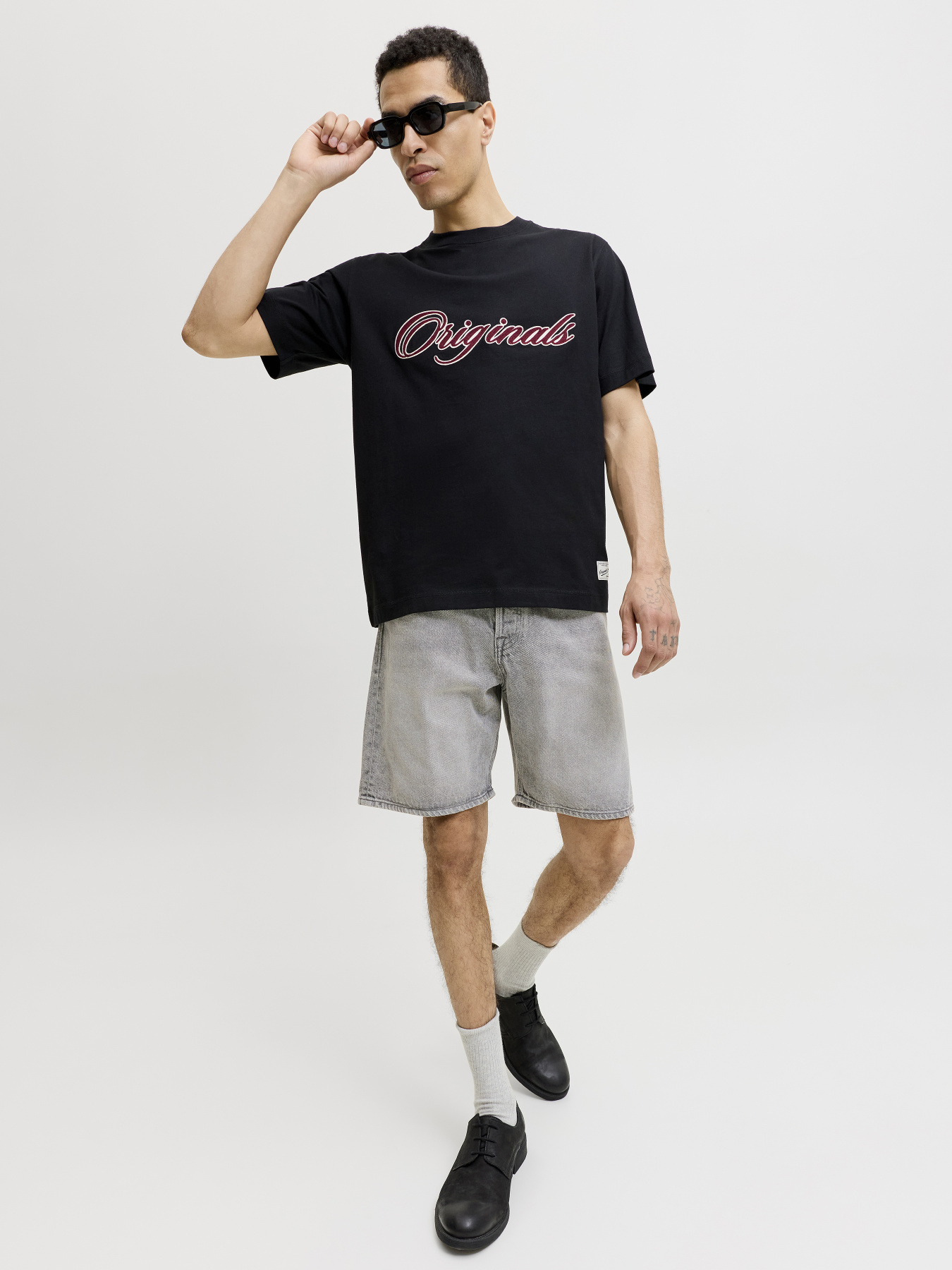 Шорты JACK & JONES TONY ORIGINAL SHORTS модель 12290841_Grey Denim Фото