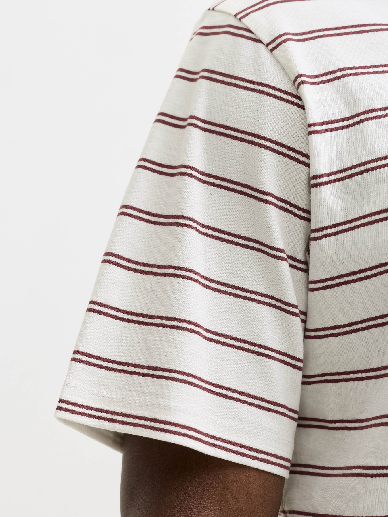 Футболки и поло JACK & JONES NORREBRO STRIPE TEE модель 12291021_Cabernet Фото