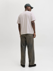 Футболки и поло JACK & JONES NORREBRO STRIPE TEE модель 12291021_Cabernet Фото