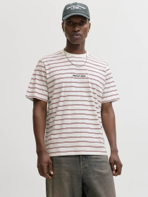 Футболки и поло JACK & JONES NORREBRO STRIPE TEE модель 12291021_Cabernet Фото