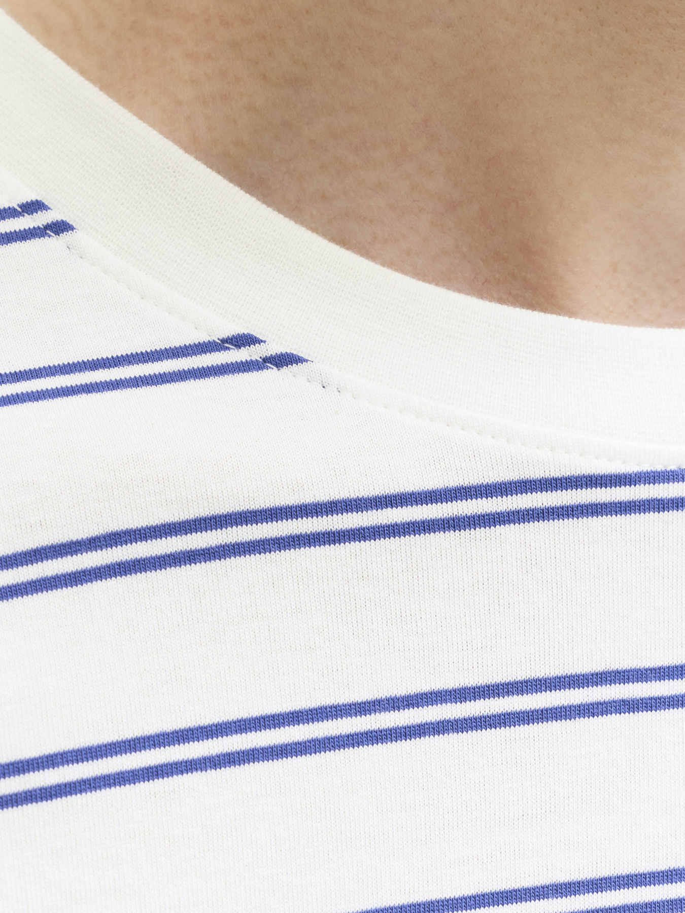 Футболки и поло JACK & JONES NORREBRO STRIPE TEE модель 12291021_Cloud Dancer Фото