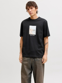 Футболки и поло JACK & JONES NORREBRO PHOTO TEE модель 12291022_Black Main2 26 Фото