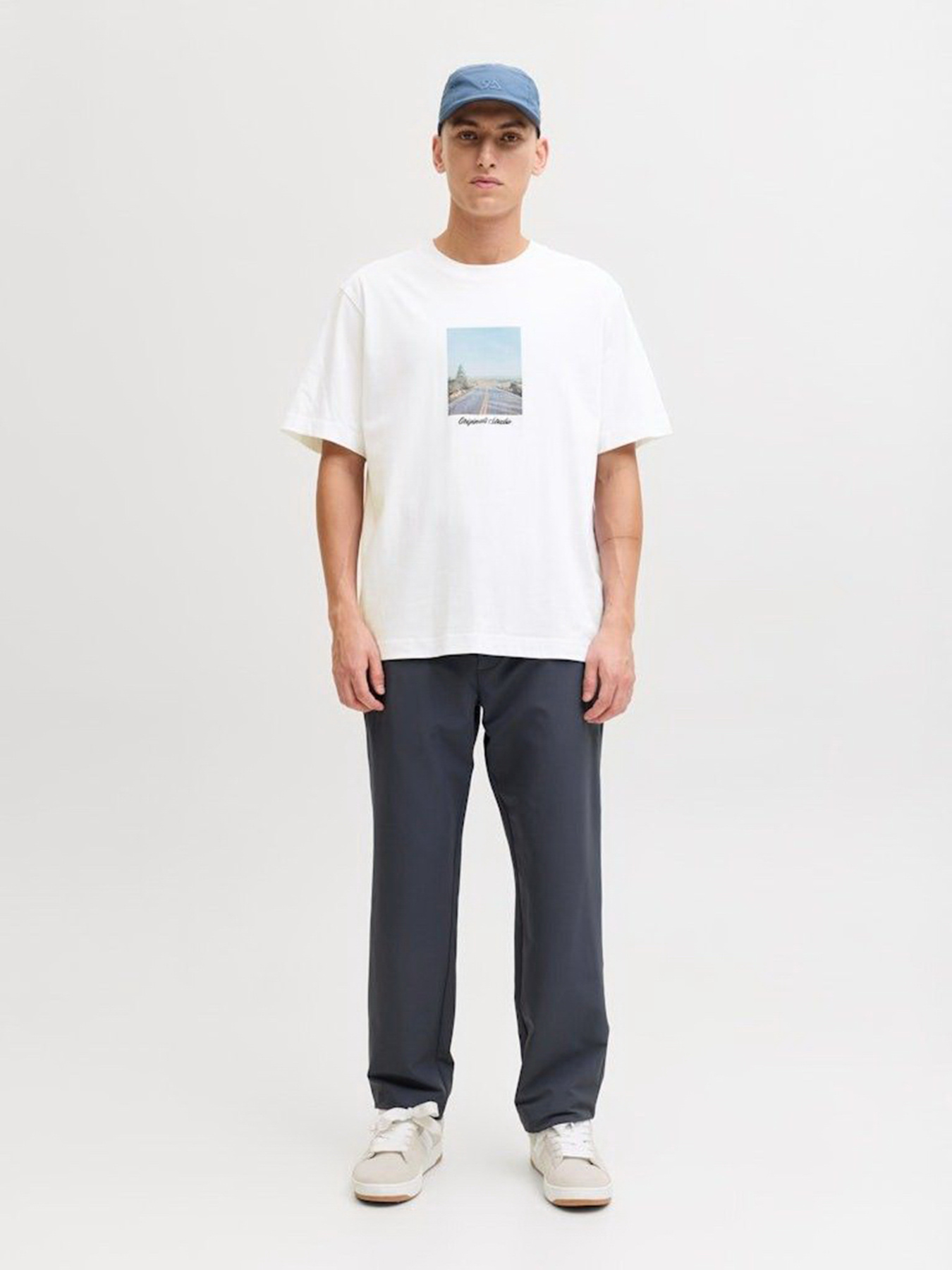 Футболки и поло JACK & JONES NORREBRO PHOTO TEE модель 12291022_Bright White Main2 26 Фото