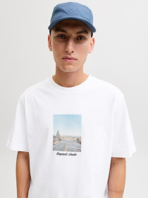 Футболки и поло JACK & JONES NORREBRO PHOTO TEE модель 12291022_Bright White Main2 26 Фото