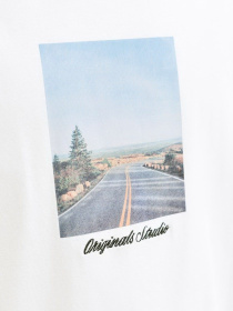 Футболки и поло JACK & JONES NORREBRO PHOTO TEE модель 12291022_Bright White Main2 26 Фото