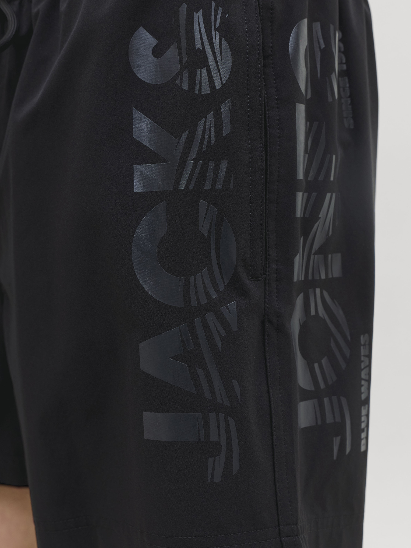Одежда для пляжа JACK & JONES MAUI WAVE LOGO SWIM SHORTS модель 12291391_Black Фото