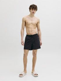 Одежда для пляжа JACK & JONES MAUI WAVE LOGO SWIM SHORTS модель 12291391_Black Фото