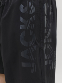 Одежда для пляжа JACK & JONES MAUI WAVE LOGO SWIM SHORTS модель 12291391_Black Фото