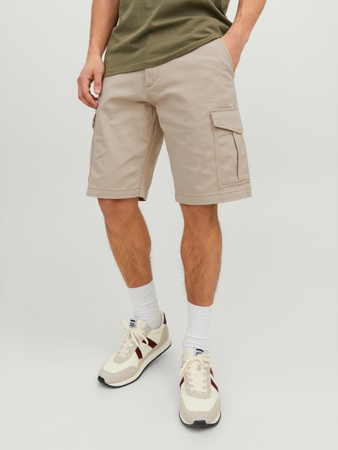 Повсякденні шорти JACK & JONES модель 12182555_Oxford Tan Фото